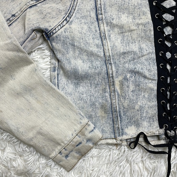 AC⚡️DC  DENIM JACKET US • SMALL - Picture 7 of 9